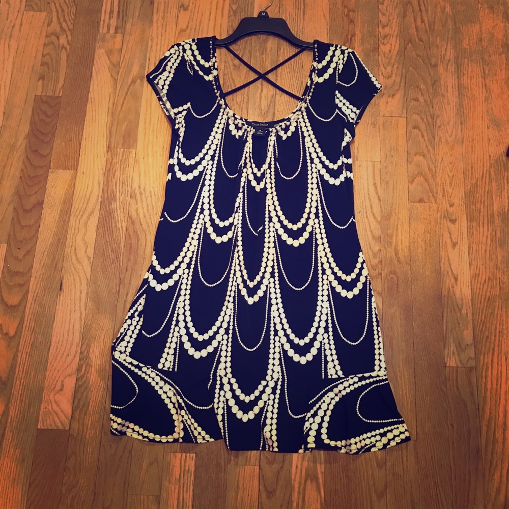 Black and white dress